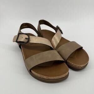 Blowfish Malibu Lance Sandals Women’s 6m NEW Brown Rose Gold Summer Vacation